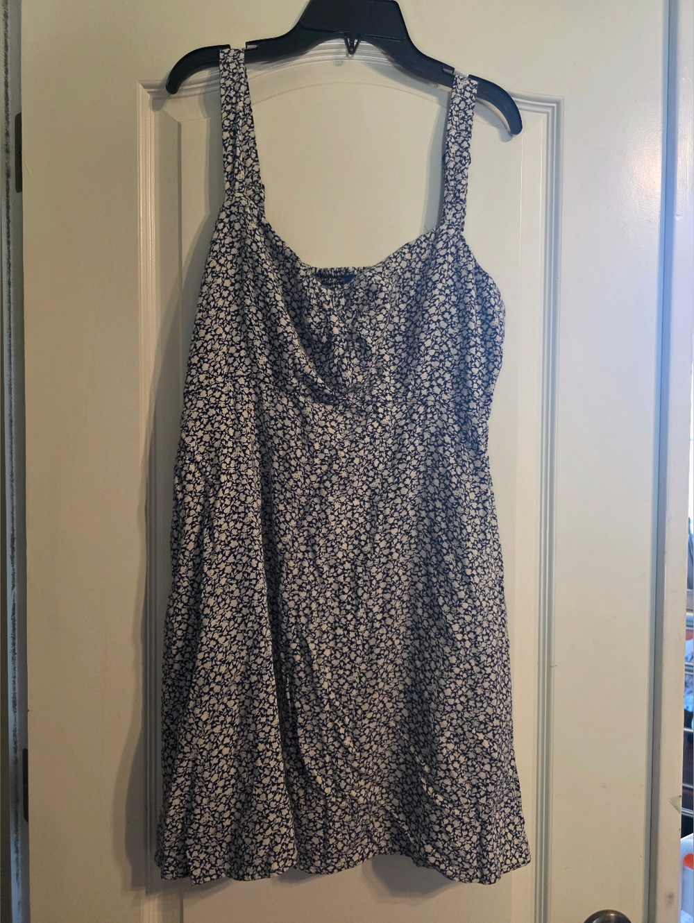 Mini Dress in Navy Floral